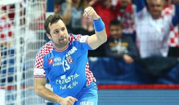 Spaladium Arena, Split – Europsko rukometno prvenstvo, skupina A, 3. kolo, Hrvatska – Švedska 31-35. Zlatko Horvat