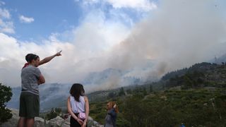 Požar na padinama Biokova Požar na padinama Biokova
