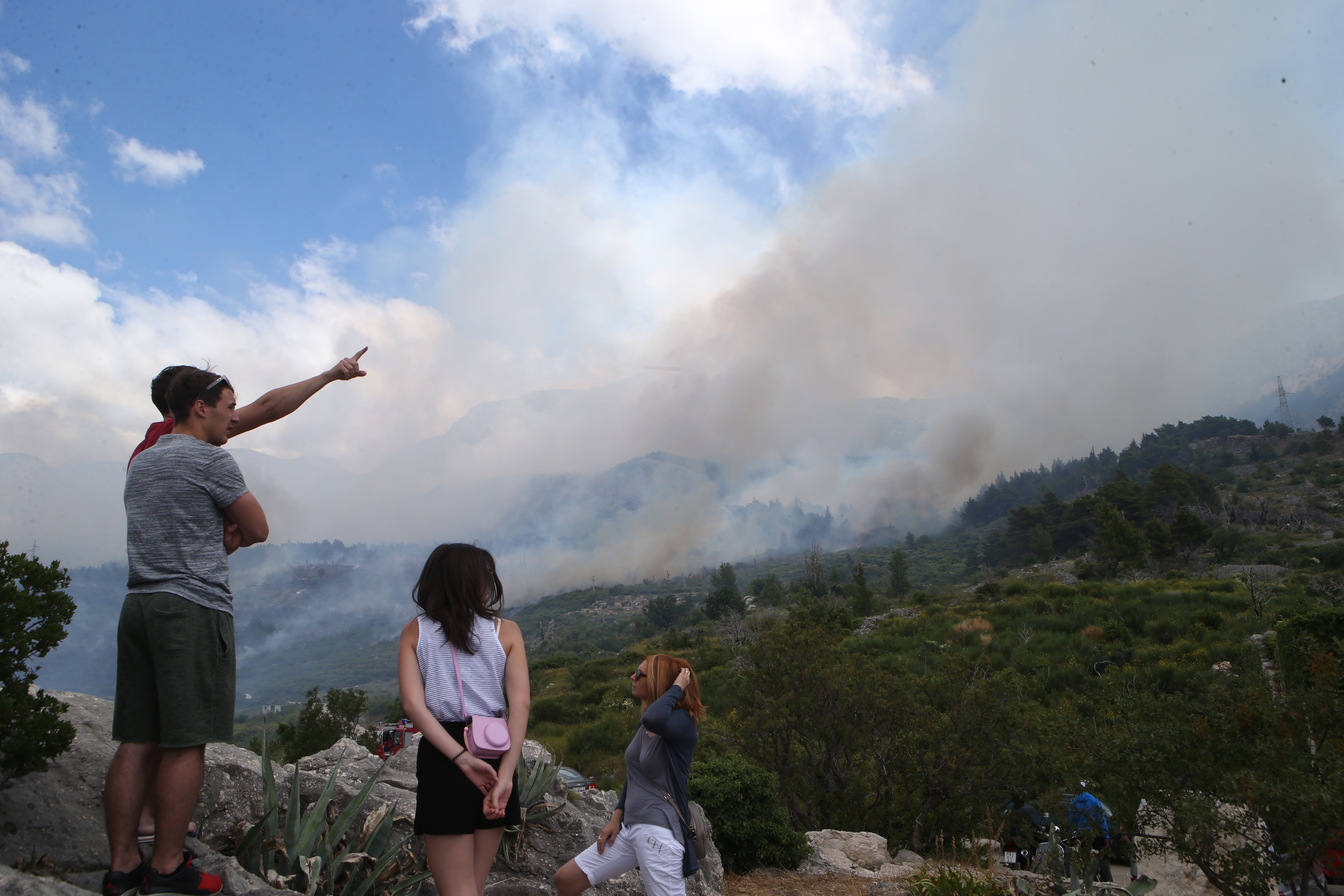 Požar na padinama Biokova Požar na padinama Biokova