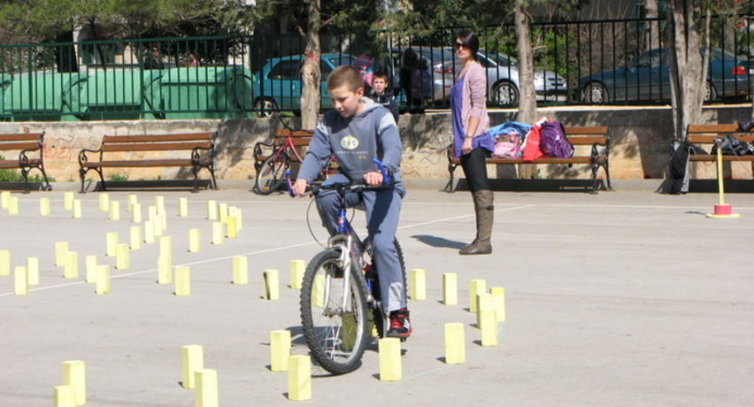 OS Sime Budinica: Testiranje ucenika biciklista o sigurnosti u prometu
