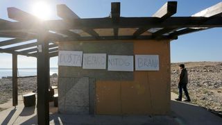 Pag: Prosvjed protiv ilegalnih berača samoniklog bilja, Foto: Filip Brala/PIXSELL