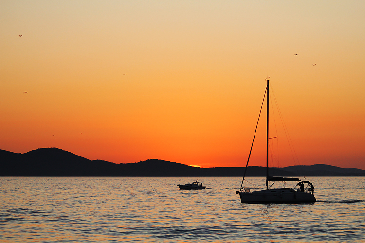 Suton na zadarskoj rivi 15. rujna 2011. (foto:Saša Čuka)