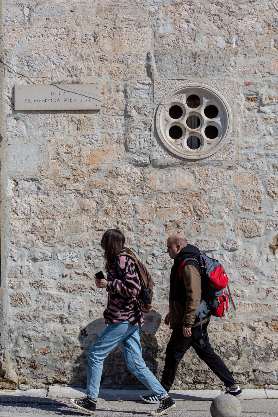 Sunčana nedjelja na zadarskim ulicama