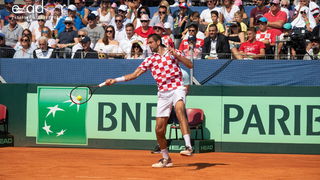 Davis Cup: Vruća navijačka atmosfera u meču Ćilića i Querreya