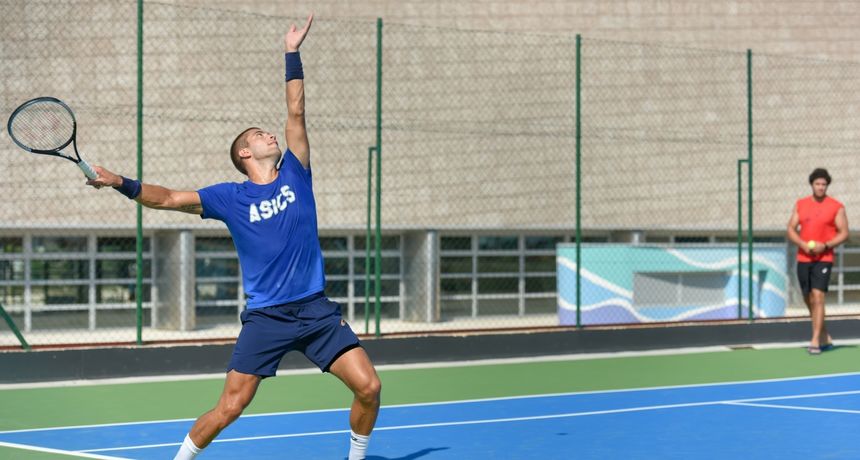 Marin Čilić i Borna Ćorić pripremaju se na Višnjiku za teniske turnire u SAD-u