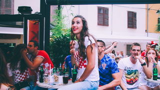 Euro 2016: Utakmica između Hrvatske i Češke gledala se u brojnim zadarskim lokalima i kafićima.