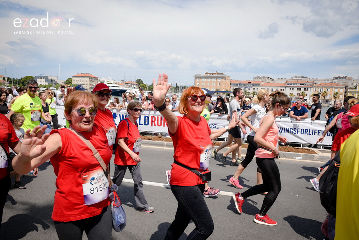 Start utrke Wings for Life World Run Zadar 2018.