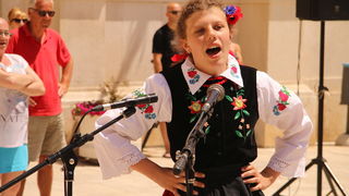 OŠ Zadarski otoci, učenici na Narodnom trgu