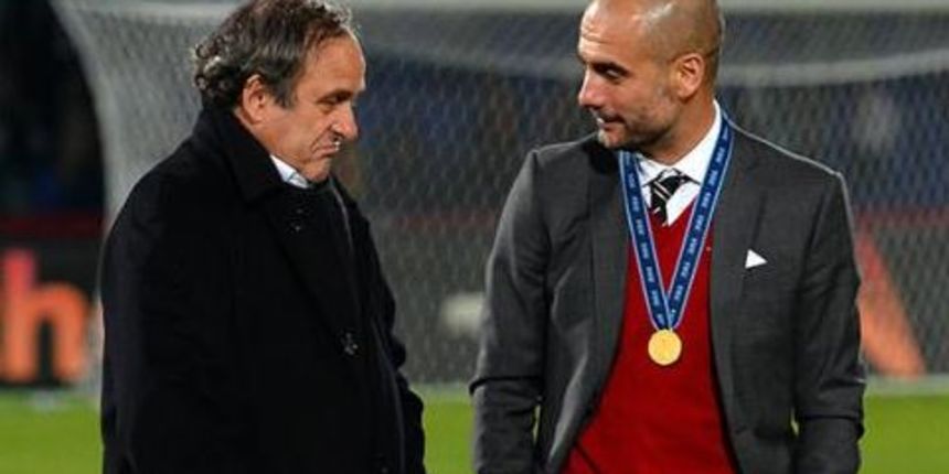 Josep Guardiola i Michel Platini, foto: FC Bayern Josep Guardiola i Michel Platini, foto: FC Bayern