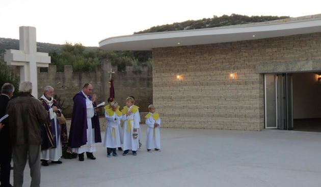 Blagoslov nove mrtvačnice u Tkonu, Foto: Pavao Porubić