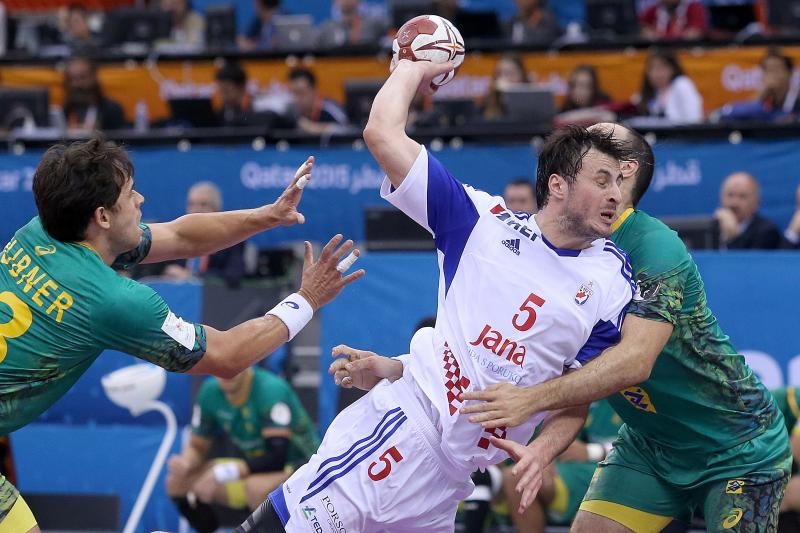 Katar – 24. svjetsko rukometno prvenstvo, osmina finala, Hrvatska – Brazil 26-25. Photo: Goran Stanzl/PIXSELL
