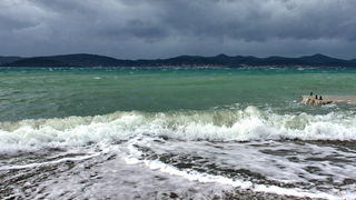 Olujno jugo u Zadru, nedjelja 6. prosinca 2020. godine