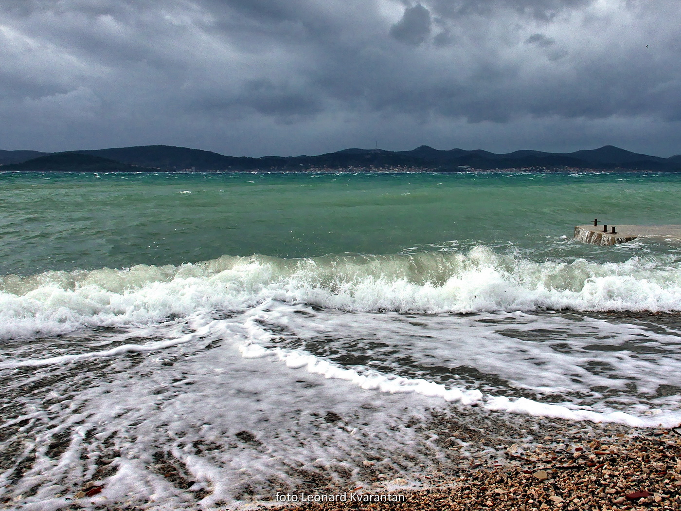 Olujno jugo u Zadru, nedjelja 6. prosinca 2020. godine