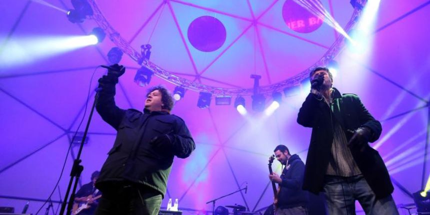 28.11.2013., Zagreb – Na trgu bana Jelacica odrzan je koncert uoci referenduma o braku koji ce se odrzati u nedjelju, 1. prosinca te su se tako brojni hrvatski glazbenici pridruzili gradjanskoj inicijativi i kampanji Gradjani glasuju. TBF. Photo: Sanjin