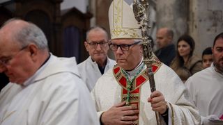 Nadbiskup Milan Zgrablić predvodio je misu na Božić u katedrali svete Stošije