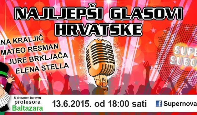 Najljepši glasovi Hrvatske ove subote u Supernova centru
