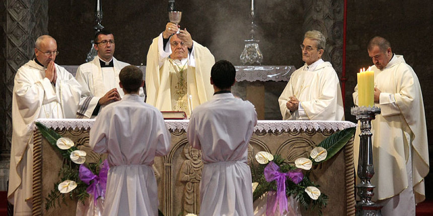 Svi sveti Misa u katedrali (foto: Marin Gospić)