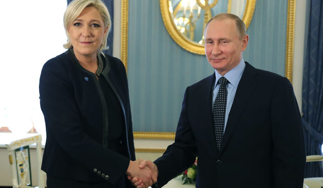 Marine Le Pen, Vladimir Putin