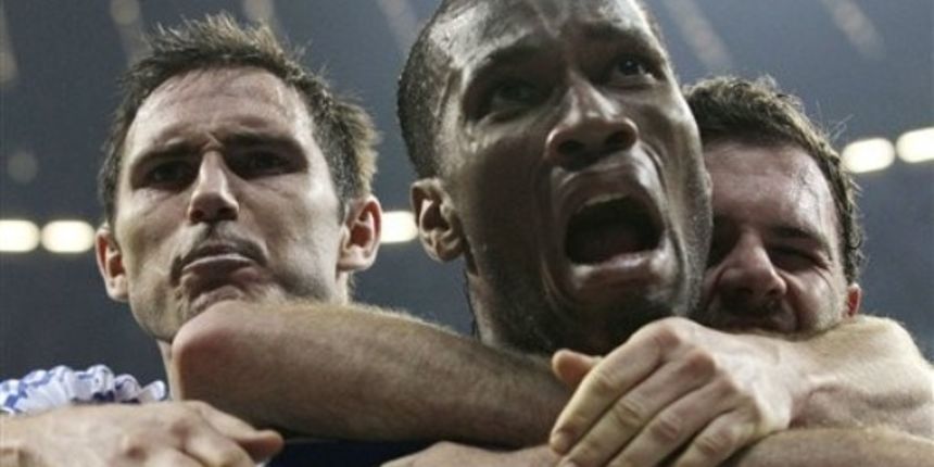 Slavlje Lamparda, Drogbe i Mate, Foto: AP Photo Slavlje Lamparda, Drogbe i Mate, Foto: AP Photo