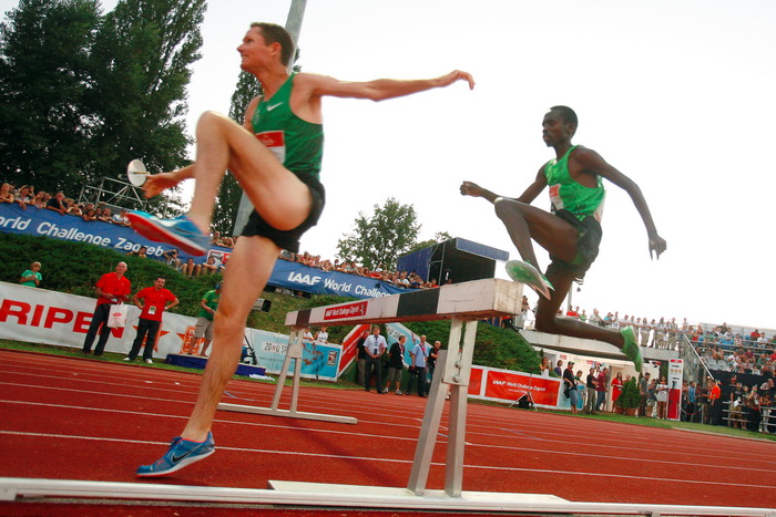 Zagreb, 130911.
IAAF World Challenge Zagreb 2011, 
61. memorijal Borisa Hanzekovica na atletskom stadionu Mladost na Savi.
Na slici: pobjednik na 3000 m.
Foto: Goran Mehkek / CROPIX