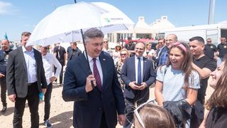 Plenković i EU kandidati HDZ-a na Benkovačkom sajmu