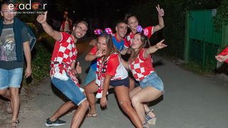 Zadar je gorio: Velika fešta nakon plasmana Vatrenih u polufinale Svjetskog prvenstva