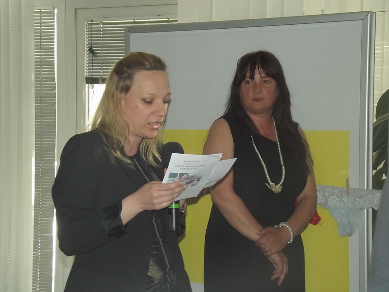 Otvorenje izložbe Klaudije Milin – ”Ružica sam bila, ružica više neću biti”