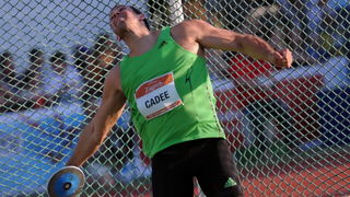 Zagreb, 130911.
IAAF World Challenge Zagreb 2011, 
61. memorijal Borisa Hanzekovica na atletskom stadionu Mladost na Savi.
Na slici: Cadee Erik disk.
Foto: Srdjan Vrancic / CROPIX