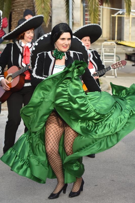 Karnevalska povorka krenula je s Branimirove obale prema Poluotoku. Photo: Dino Stanin/PIXSELL