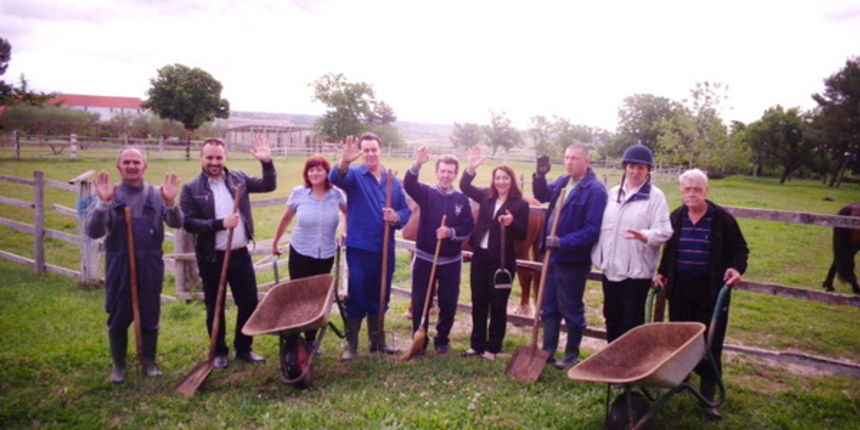 Volonteri u akciji “Hrvatskunikua volontira” u Domu za odrasle osobe u Zem