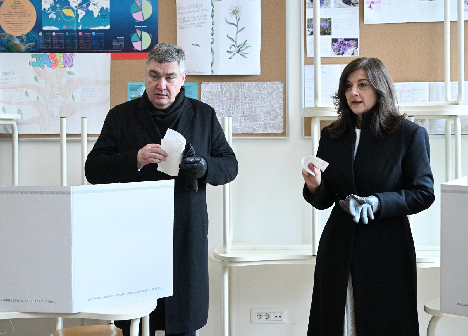 Zoran Milanović glasovao je u drugom krugu predsjedničkih izbora