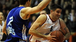 Sibenik, 240212.
Dvorana Baldelin.
Utamica 18 kola  A1 lige Jolly JBS Sibenik -Zadar.
Foto: Niksa Stipanicev / CROPIX