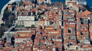 Zadar iz zraka, zračna panorama