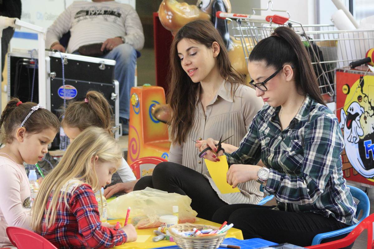 proljetna, kreativna radionica u City Galleriji, foto: Iva Perinčić