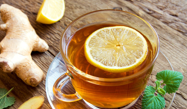 đumbir, med, limun, čaj