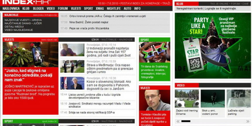 Portal Index.hr Portal Index.hr