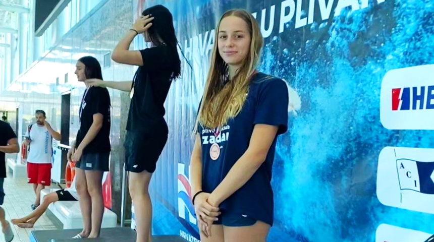 Rita Herceg brončana na Prvenstvu Hrvatske u Zagrebu Rita Herceg brončana na Prvenstvu Hrvatske u Zagrebu