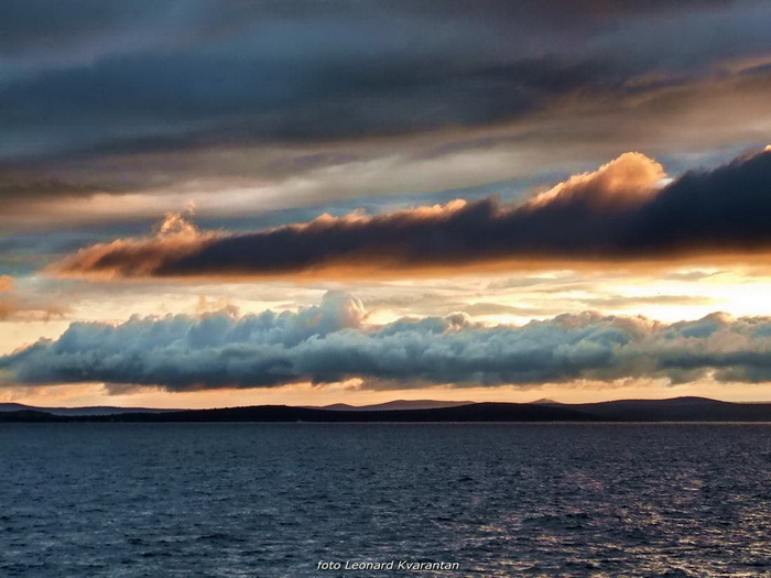 Plameni zalazak na Punta Skali, foto: L. Kvarantan
