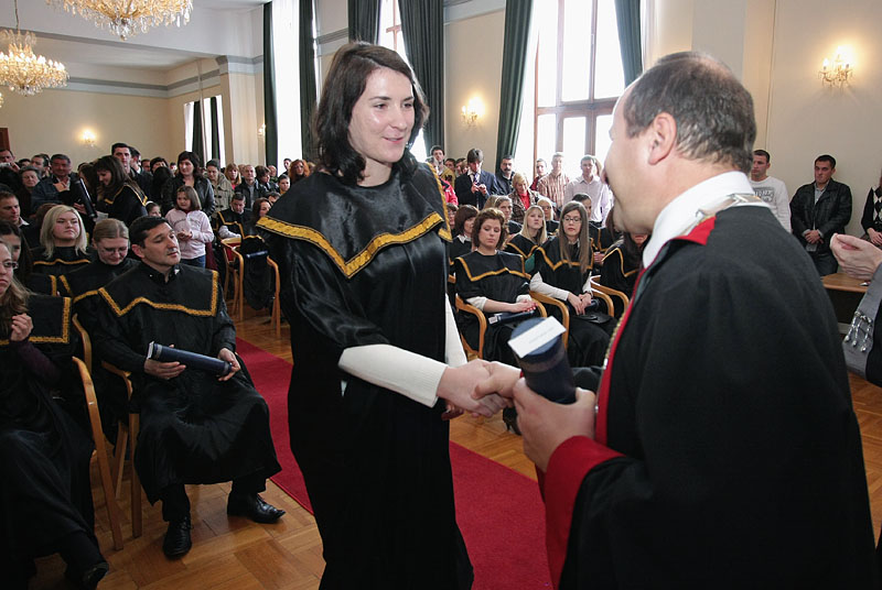 Promocija diplomiranih studenata, 7. ožujka 2009. (foto: Marin Gospić)
