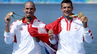 Rio de Janeiro, Brazil – Braća Sinkovic, Martin i Valent, osvajači su olimpijske zlatne medalje u utrci dvojaca na pariće.  Photo: Igor Kralj/PIXSELL