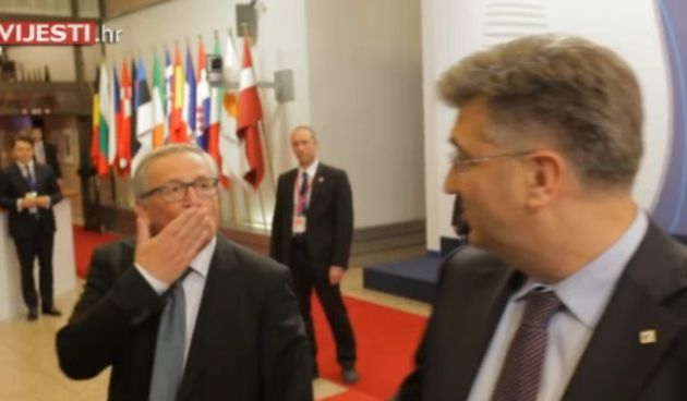 Andrej Plenković, Jean-Claude Juncker