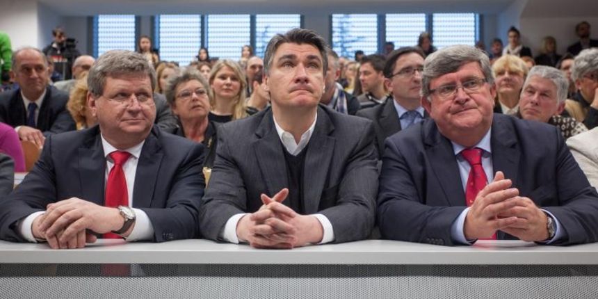 04.03.2015., Rijeka – Premijer Zoran Milanovic i ministar Mirando Mrsic otvorili su 8. Sajam poslova smjesten na Kampusu Trsat. Photo: Nel Pavletic/PIXSELL