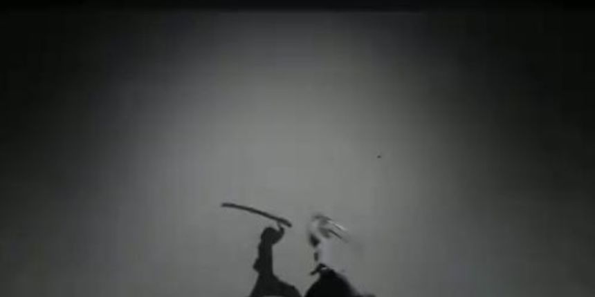 Borba virtualnog i stvarnog samuraja, foto: tportal.hr Borba virtualnog i stvarnog samuraja, foto: tportal.hr