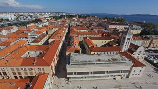 Zadar: Panoramski pogled na grad sa zvonika svete Stošije, foto: Filip Brala/PIXSELL