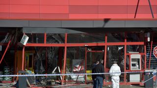 Raznesen bankomat u sklopu Plodina na Žmirićima Raznesen bankomat u sklopu Plodina na Žmirićima