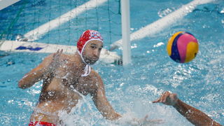 Zagreb, 050910.
Bazen Mladost na Savi.
29. Europsko prvenstvo u vaterpolu.
Hrvatska – Italija
Na fotografiji: Josip Pavic.
Foto: Ronald Gorsic / CROPIX