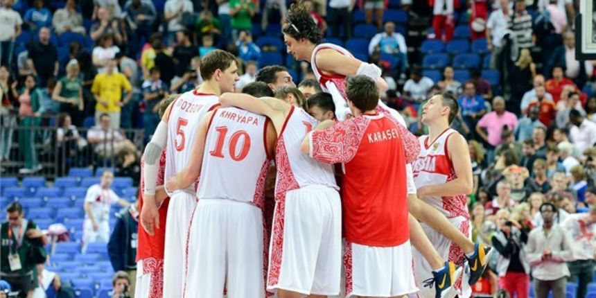 Ruska košarkaška reprezentacija, foto: london2012.com Ruska košarkaška reprezentacija, foto: london2012.com