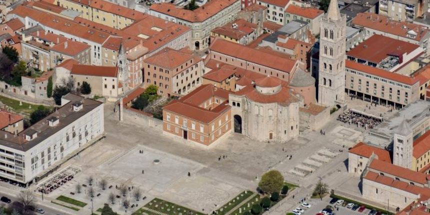Zadar iz zraka, zračna panorama Zadar iz zraka, zračna panorama