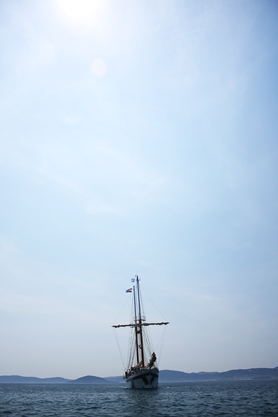 Uplovljavanje školskog broda “Kraljica mora” (Foto:Saša Čuka)