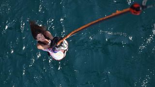 Kandidatkinje za Miss sporta na otvaranju bungee jumping sezone na Masleničkom mostu Kandidatkinje za Miss sporta na otvaranju bungee jumping sezone na Masleničkom mostu